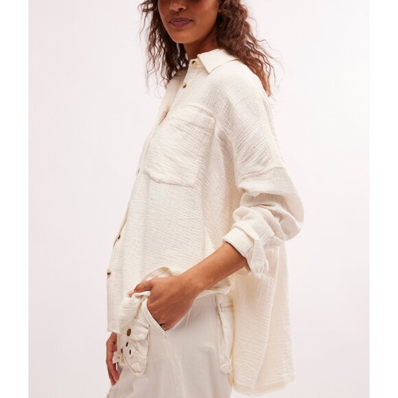 FREE PEOPLE We The Free Cardiff Top / Optic White - Picture 7 of 13
